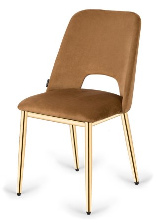 Krzesło tapicerowane GOTI TRUFLE VELVET GOLD II GATUNEK