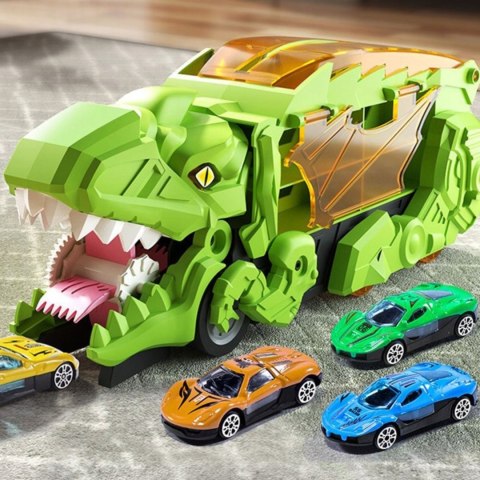 WOOPIE Zestaw Pojazdów Tor Dinozaur Pożeracz