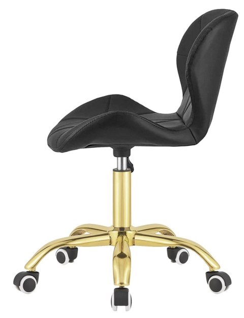 Krzesło obrotowe VASTO OFFICE PU BLACK GOLD