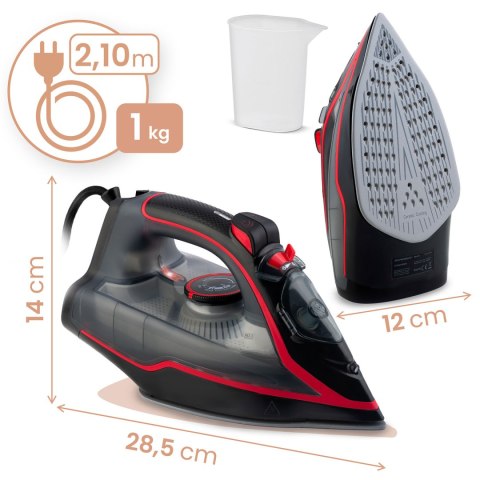 Żelazko parowe 2600W Berdsen BD-331 ceramiczna powłoka praca w pionie