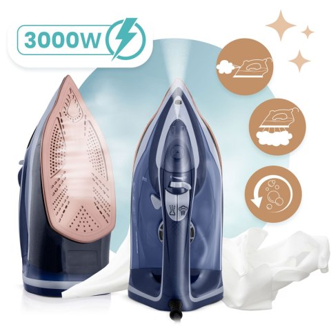 Żelazko parowe 3000W Berdsen BD-330 ceramiczna powłoka praca w pionie