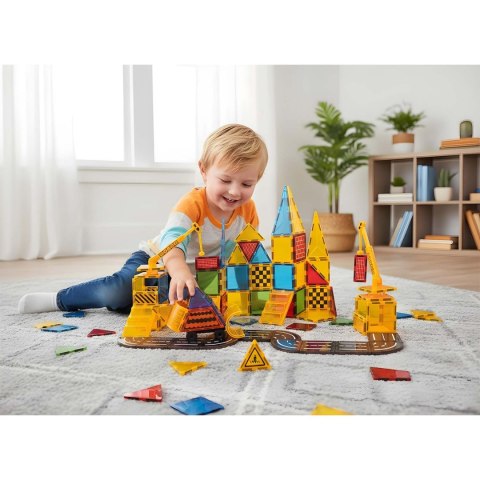 Klocki magnetyczne edukacyjne konstrukcyjne 90 szt RK-780 Ricokids