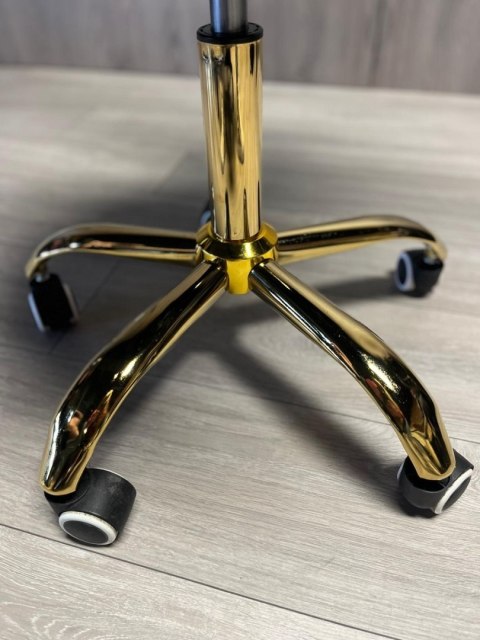 Krzesło obrotowe VASTO OFFICE VELVET DARK GREY GOLD