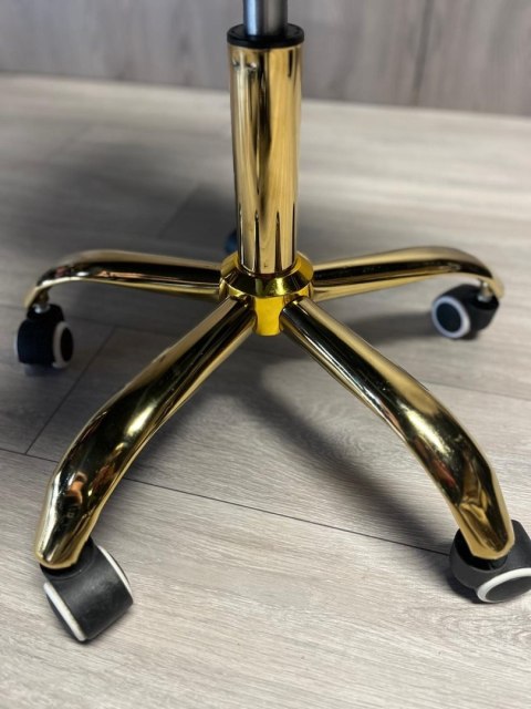 Krzesło obrotowe VASTO OFFICE VELVET MINT GOLD