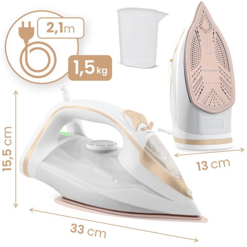 Żelazko parowe 3000W Berdsen BD-330 ceramiczna powłoka praca w pionie