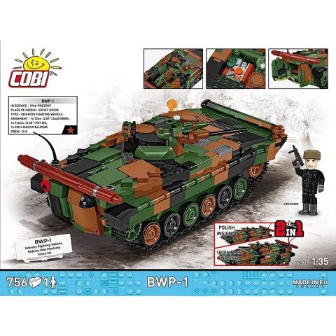 Klocki BWP-1 756 elementów