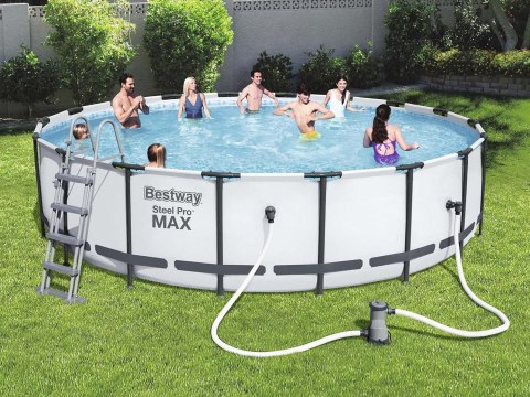 Basen Ogrodowy Stelażowy 549 x 122 cm 11w1 Bestway 56462