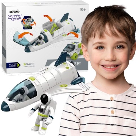 WOOPIE Zestaw Kosmiczny Prom i Łazik Space Set