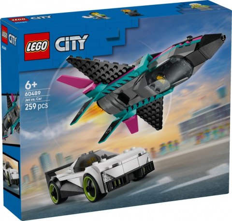 Klocki City 60489 Odrzutowiec kontra samochód