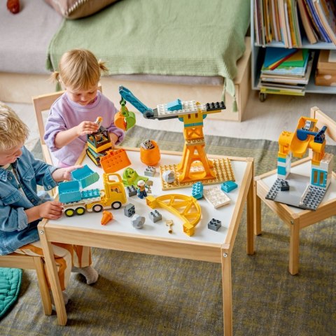 Klocki DUPLO 10476 Plac budowy z pojazdami 3 w 1