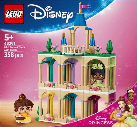 Klocki Disney 43291 Mała Bella i Tiana z zamkiem