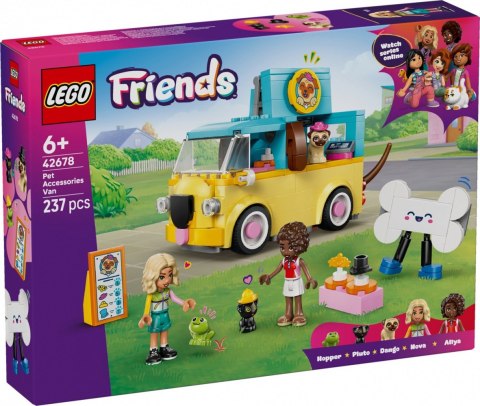 Klocki Friends 42678 Furgonetka z akcesoriami dla zwierząt
