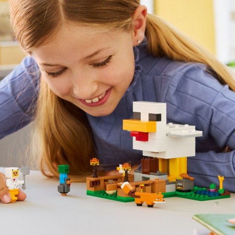 Klocki Minecraft 21585 Farma kurczaków