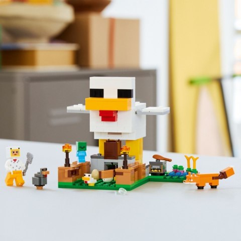 Klocki Minecraft 21585 Farma kurczaków