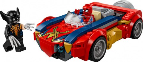 Klocki Super Heroes 76336 Spider-Man w samochodzie kontra zvenomowany Wolverine
