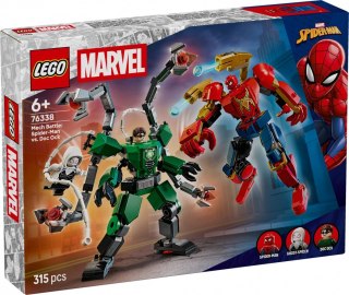 Klocki Super Heroes 76338 Bitwa mechów: Spider-Man kontra Doc Ock