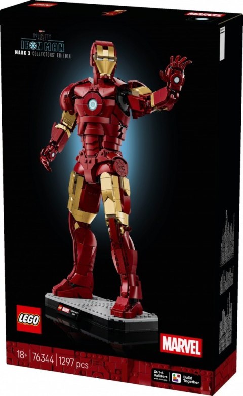Klocki Super Heroes 76344 Iron Man Mark 3 - edycja kolekcjonerska