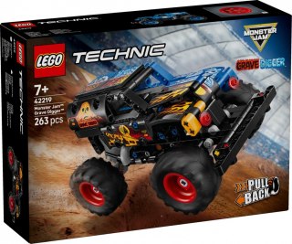 Klocki Technic 42219 Monster Jam Grave Digger Ogień i lód