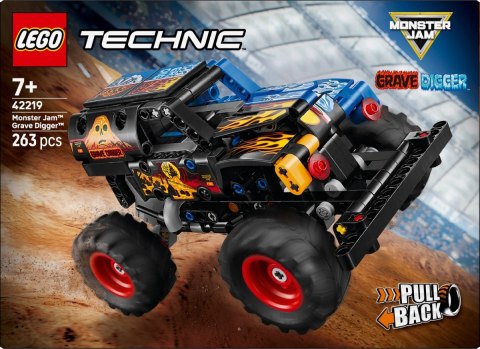Klocki Technic 42219 Monster Jam Grave Digger Ogień i lód
