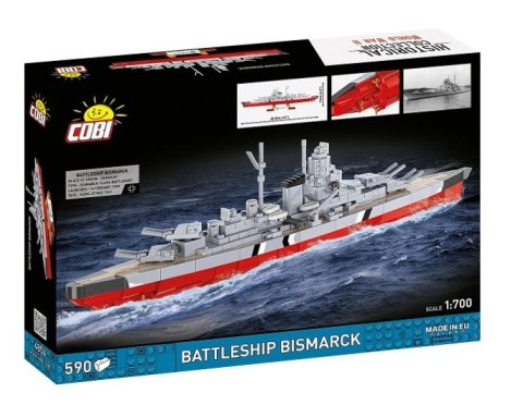 Klocki Battleship Bismarck 590 klocków