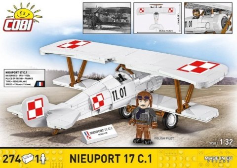 Klocki Nieuport 17 C.1 274 klocki