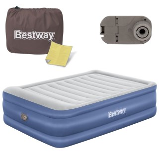 Materac dmuchany 203x152x61 cm z wbudowaną pompką elektryczną Bestway 67690