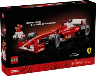 Klocki Icons 11375 Ferrari F2004 i Michael Schumacher
