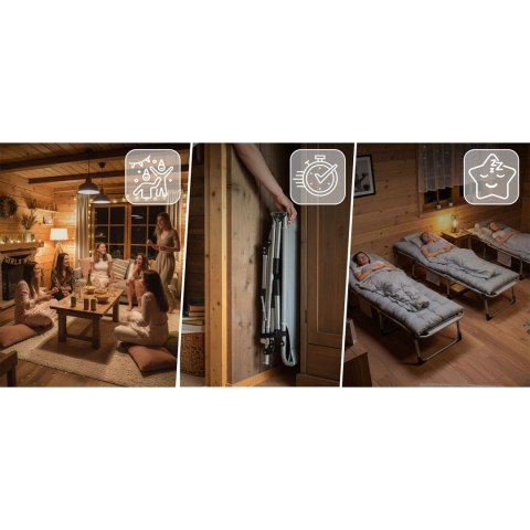 Łóżko turystyczne składane leżak ogrodowy ChillWell Dream Sofotel