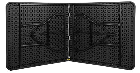 Stół cateringowy składany BUFET BLACK 200x90 cm