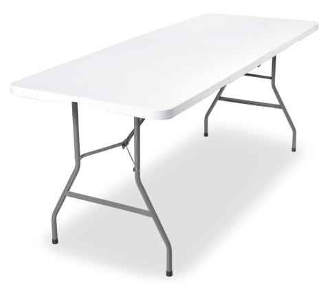 Stół cateringowy składany BUFET WHITE 200x90 cm