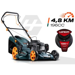 Kosiarka spalinowa z napędem 51 cm 70 l Loncin 196cc + olej Humberg HM-601