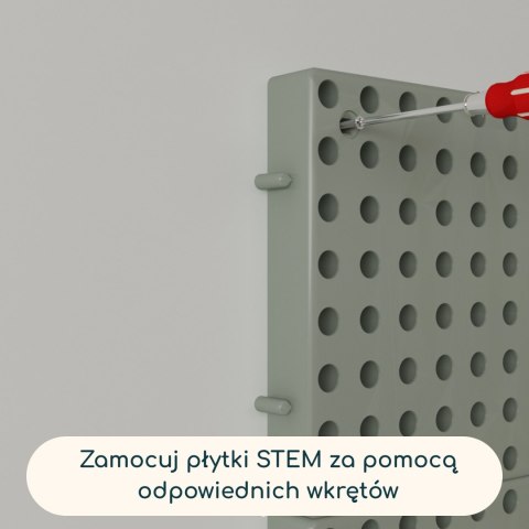 MASTERKIDZ Tablica Kreatywna Naukowa Ściana Outdoor 80 x 80 STEM
