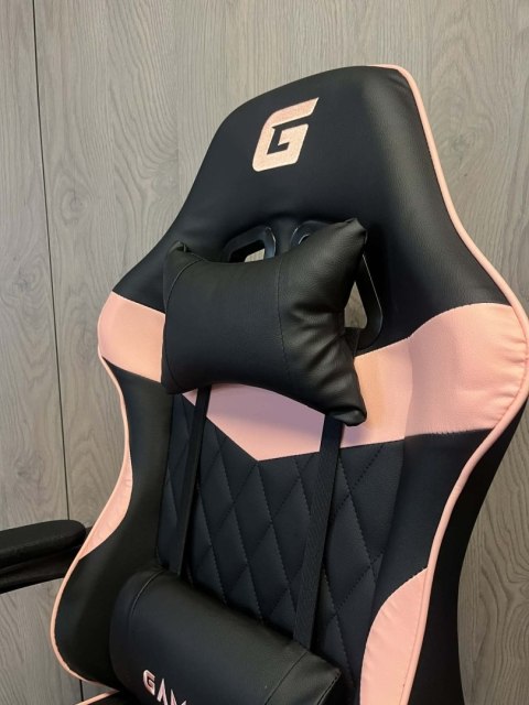 Fotel obrotowy gamingowy EVO PU PINK