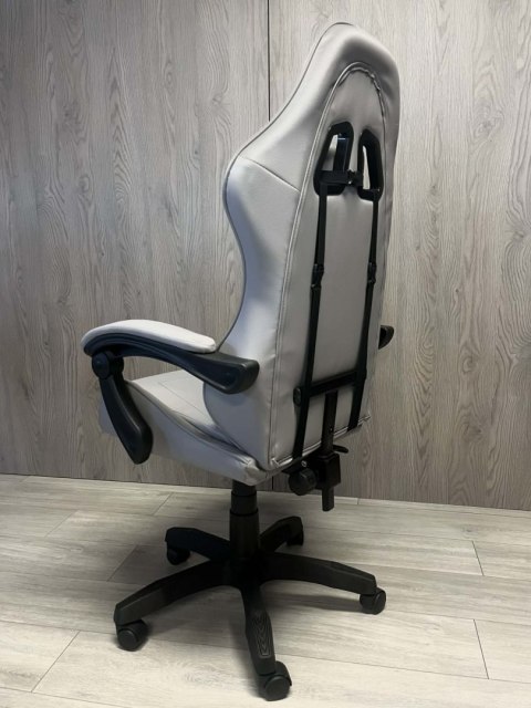 Fotel obrotowy gamingowy EVO PU STONE FULL GREY