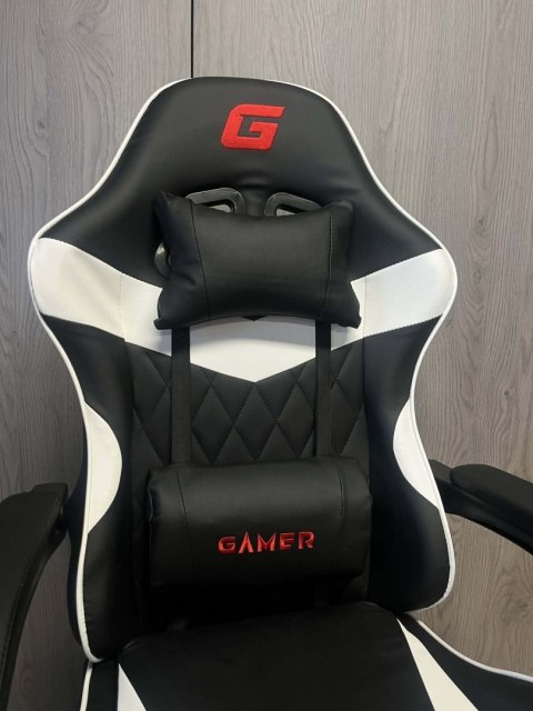 Fotel obrotowy gamingowy EVO PU WHITE