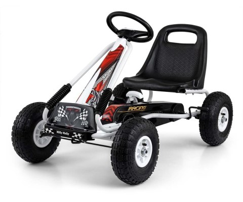 Gokart na pedały Thor Biały