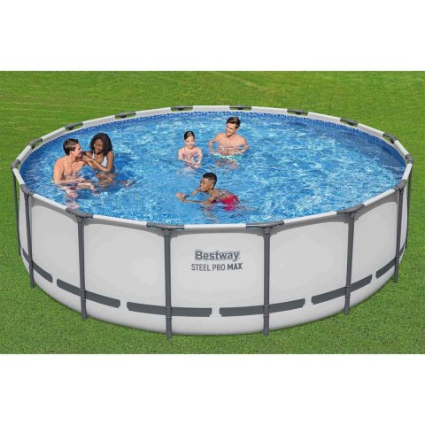 Basen ogrodowy stelażowy 488 x 122 cm 12w1 Bestway 5612Z