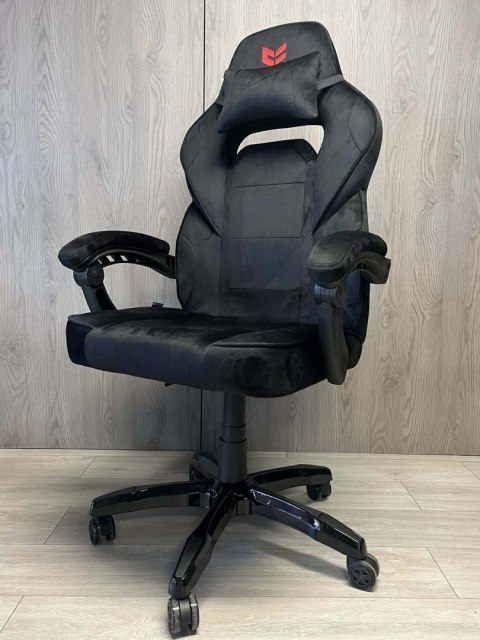 Fotel obrotowy do biurka TITAN BLACK ALCANTARA BASIC