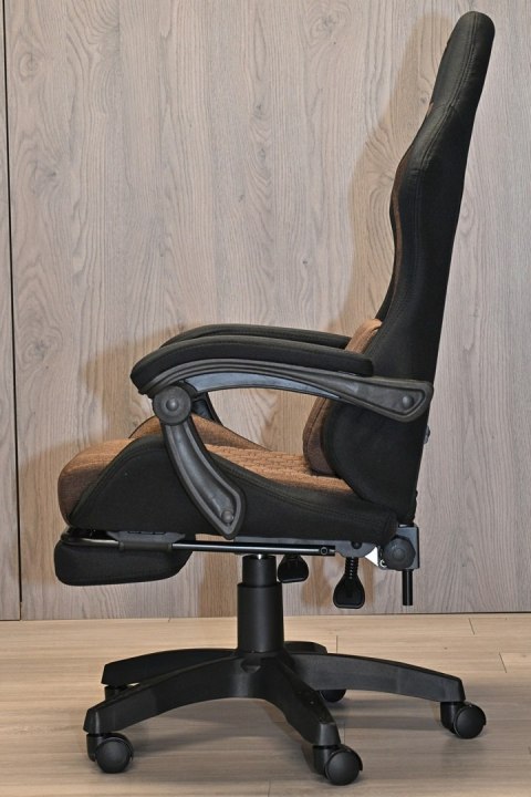Fotel obrotowy gamingowy DIAVEL PRO FABRIC BROWN XL