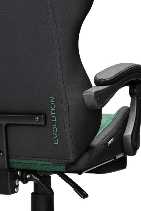 Fotel obrotowy gamingowy DIAVEL PRO FABRIC GREEN XL