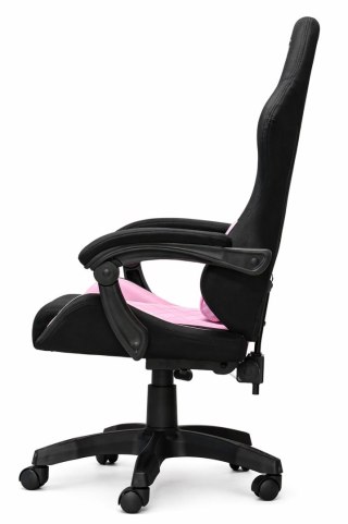 Fotel obrotowy gamingowy EVO FABRIC PINK XL