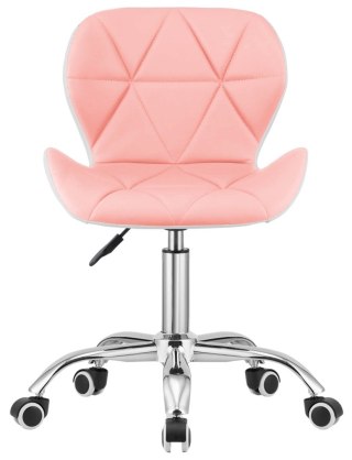 Krzesło obrotowe VASTO OFFICE PU PINK+WHITE II GATUNEK