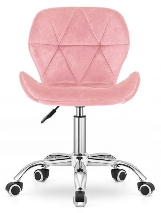 Krzesło obrotowe VASTO OFFICE VELVET PINK II GATUNEK