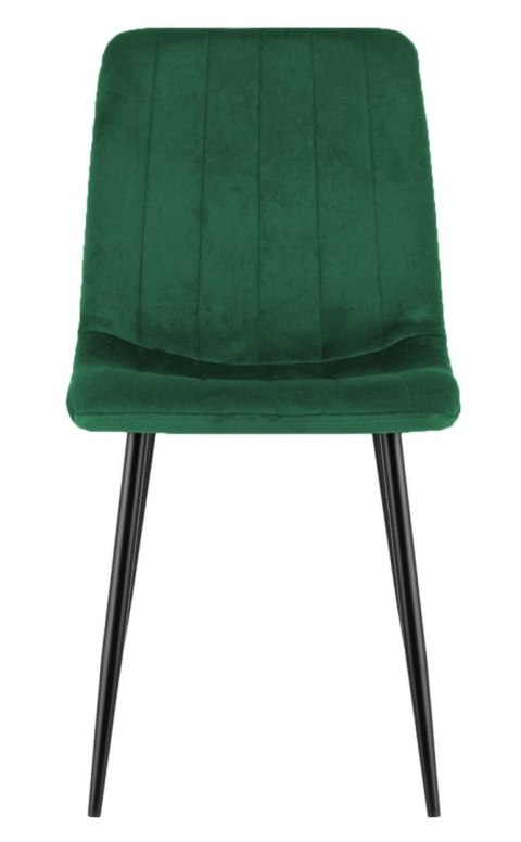 Krzesło tapicerowane AURORA VELVET GREEN OUTLET