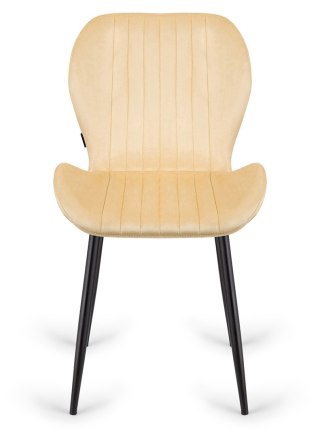 Krzesło tapicerowane MONTI VELVET BEIGE OUTLET