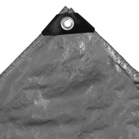 Plandeka 6x4m szara GRENTO 120 GSM