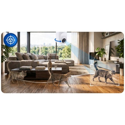 Kamera IP obrotowa 5MP niania elektroniczna Berdsen BD-941 biała