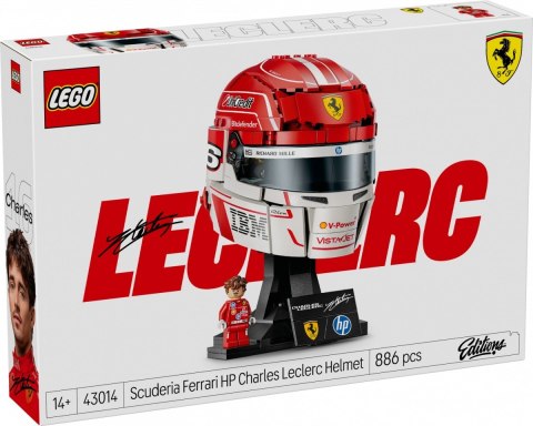 Klocki Editions 43014 Kask Charles Leclerc Scuderia Ferrari HP