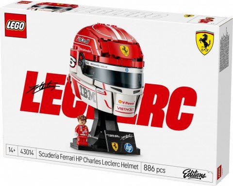Klocki Editions 43014 Kask Charles Leclerc Scuderia Ferrari HP