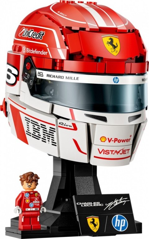 Klocki Editions 43014 Kask Charles Leclerc Scuderia Ferrari HP
